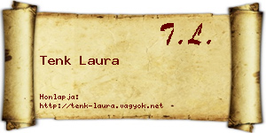 Tenk Laura névjegykártya